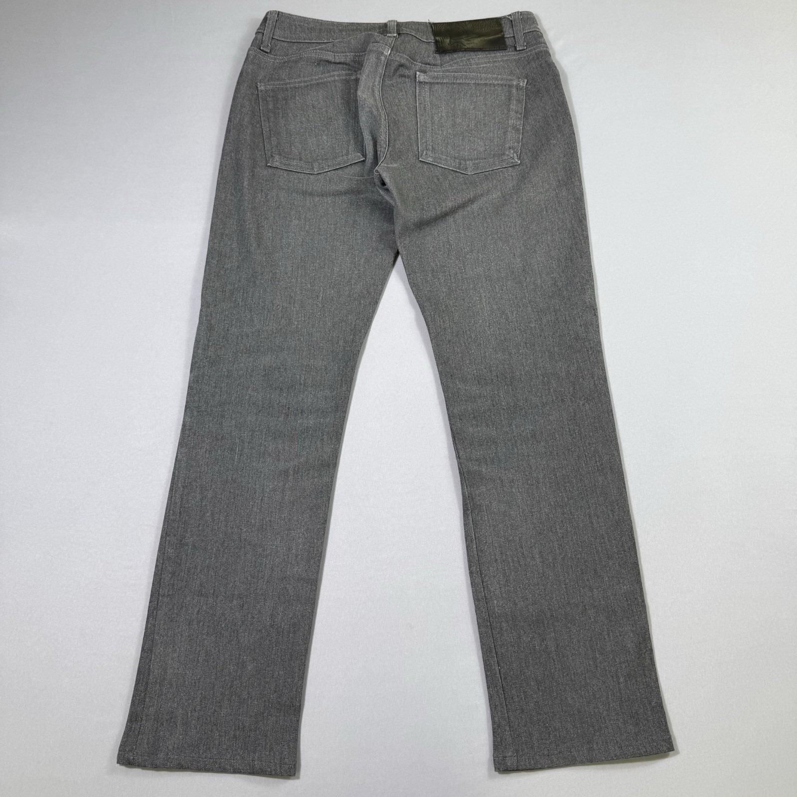 Naked & Famous Skinny Guy Jeans Mens 33x31 (Actual 32x31) Mixed Grey Stretch Euc — image 7 of 8